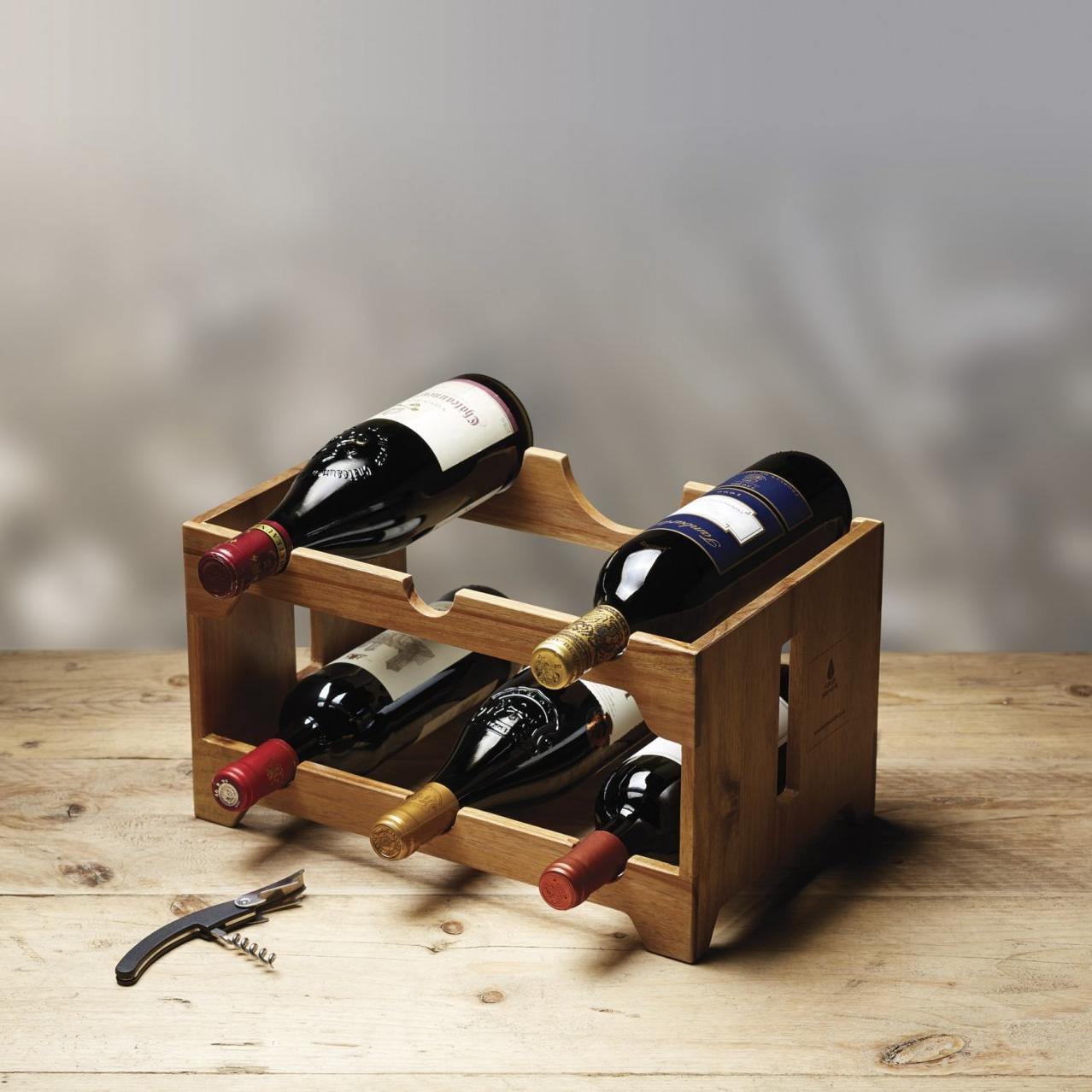 Kitchen Craft Стойка винная двухуровневая Natural Elements  