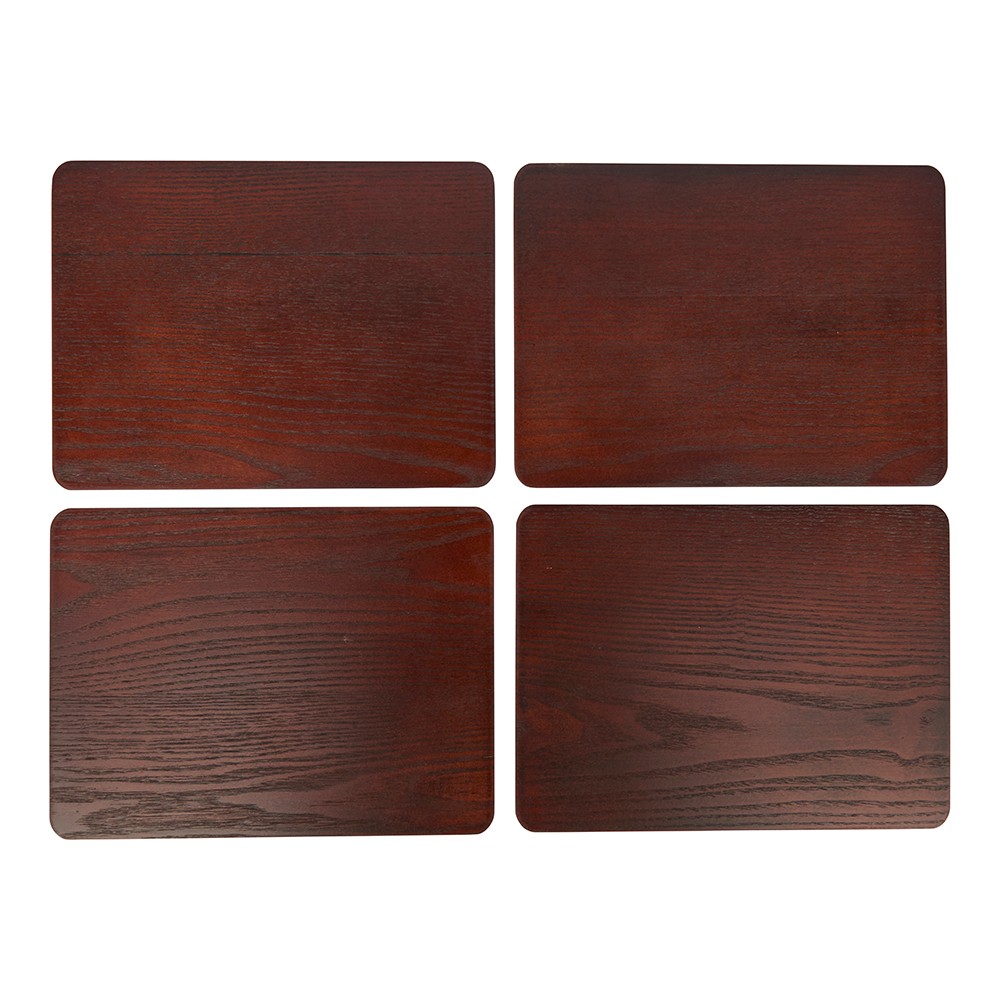  Creative Tops Набор из 4 подставок Wooden brown 29x21 Арт.: 5225817