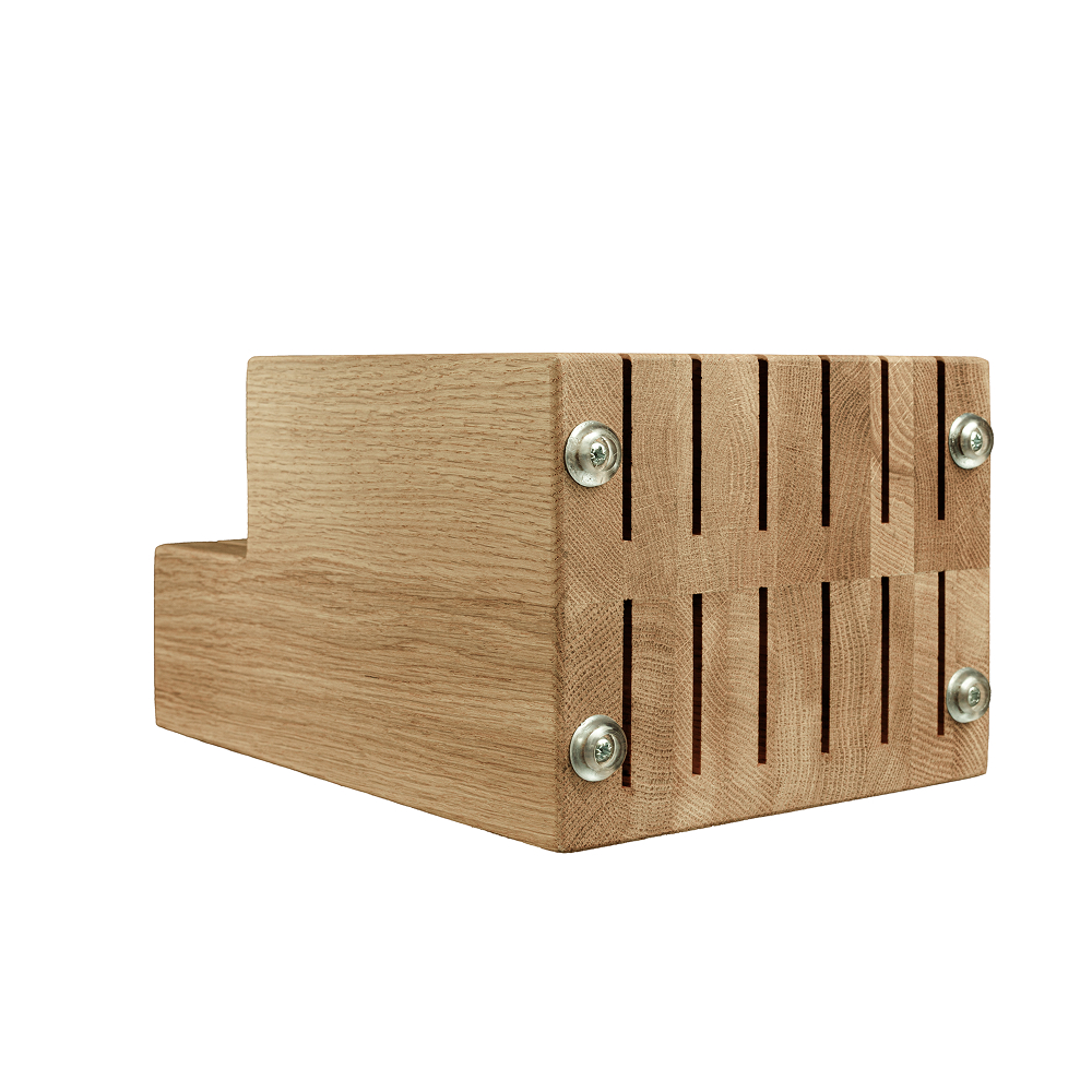  Подставка для 12 ножей деревянная, дуб Арт.: ДРБ-954/1