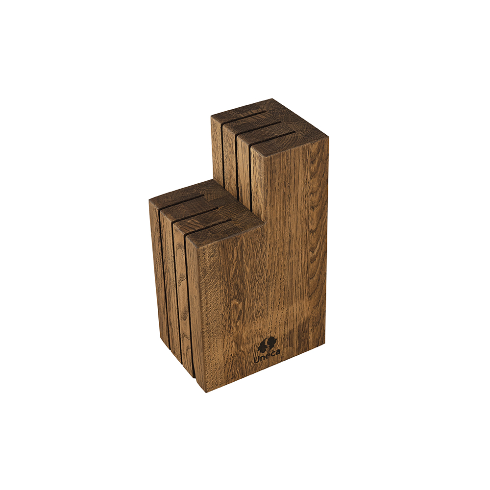 подставка для 6 ножей деревянная, дуб