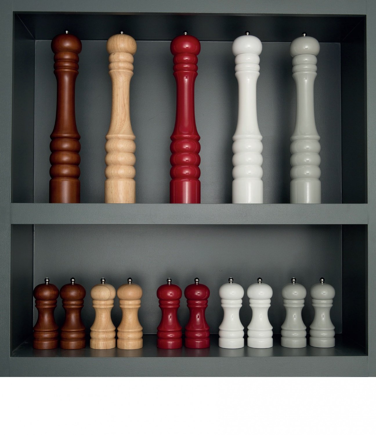 T&G Мельница для перца малая Capstan Hevea in red  