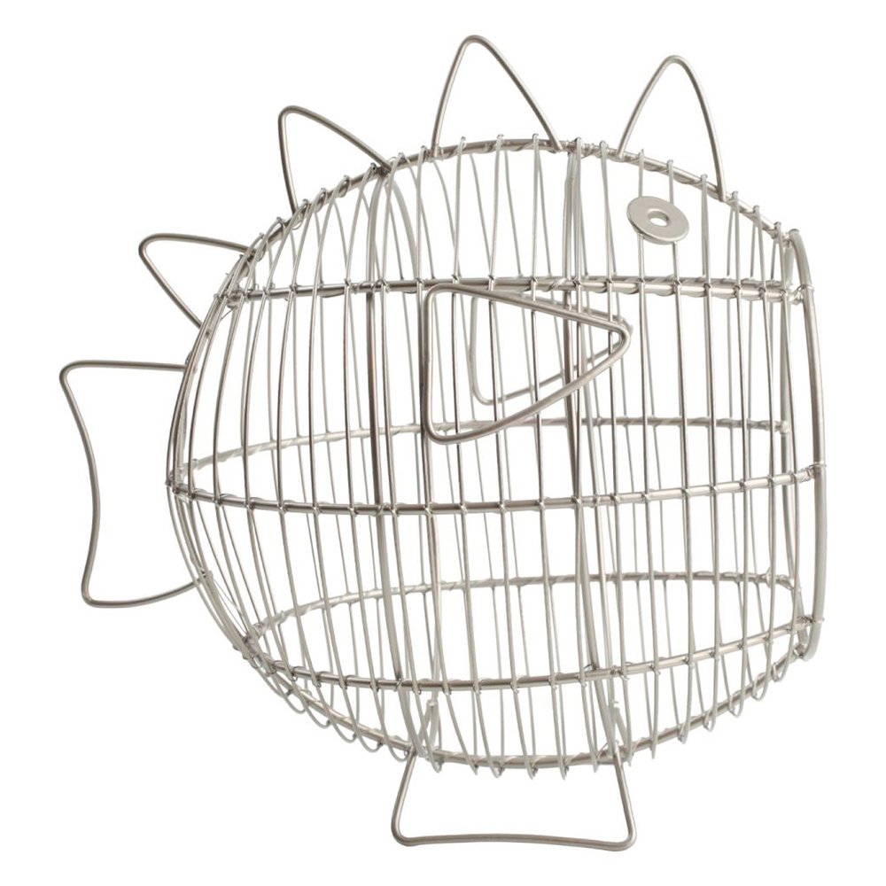 t&g корзина "fish" grey