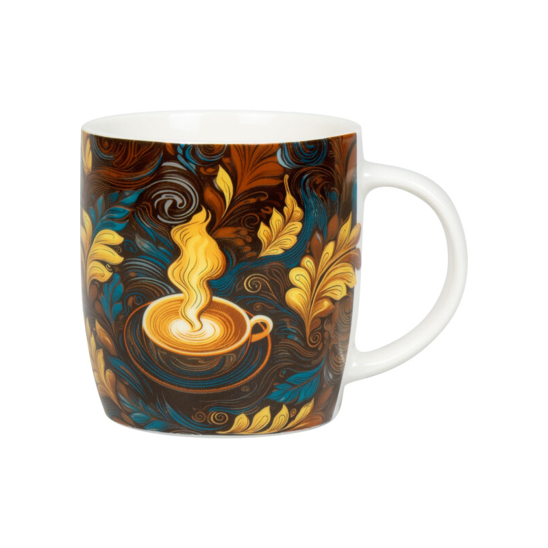 кружка "вкусный кофе из дуба"