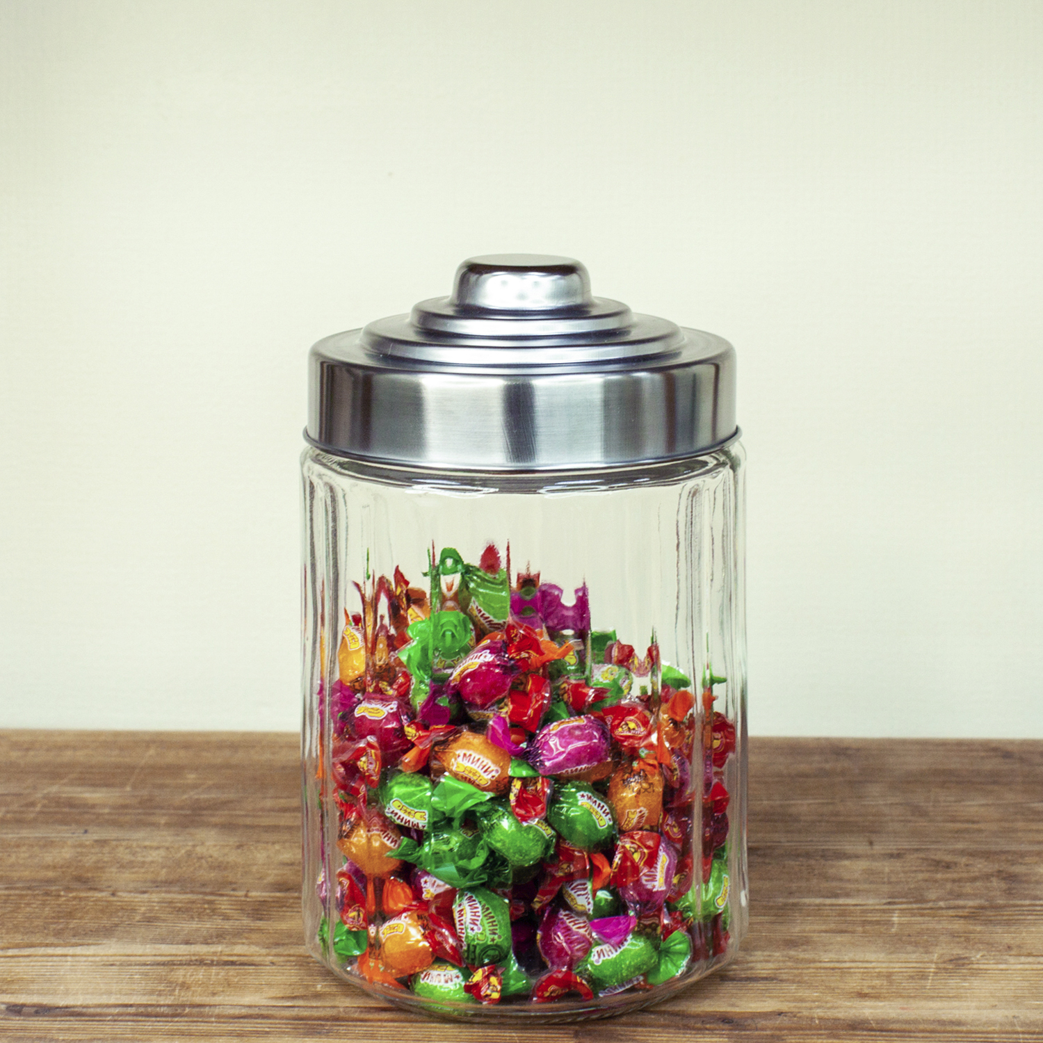 Емкость для хранения стеклянная 1300 мл  