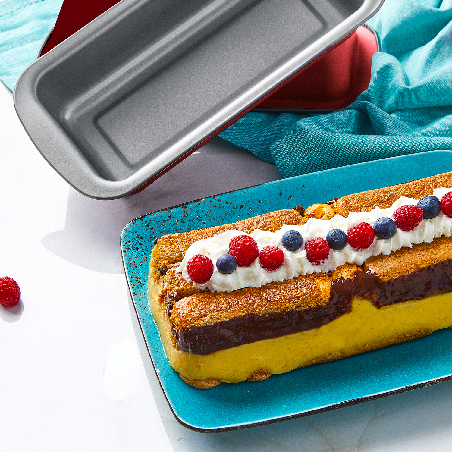 Форма для хлеба красная 25x11 см. Guardini  