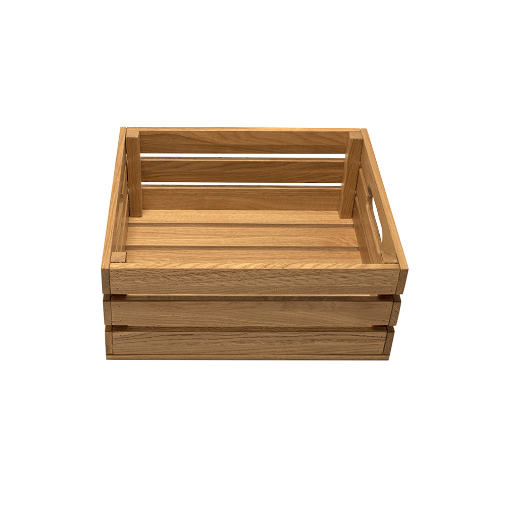 Ящик 33х25 см деревянный, дуб  