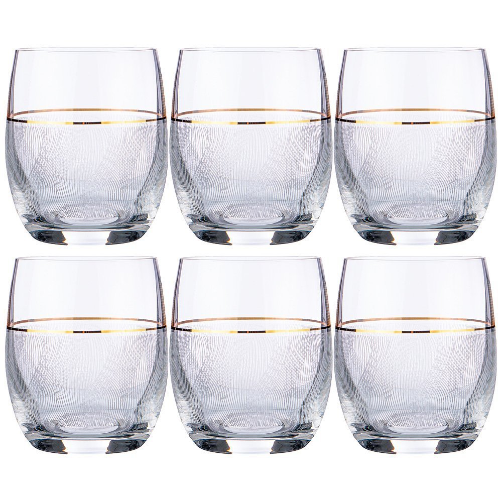 Набор стаканов для виски "viola elegance" из 6 шт. 300 мл.  674-729