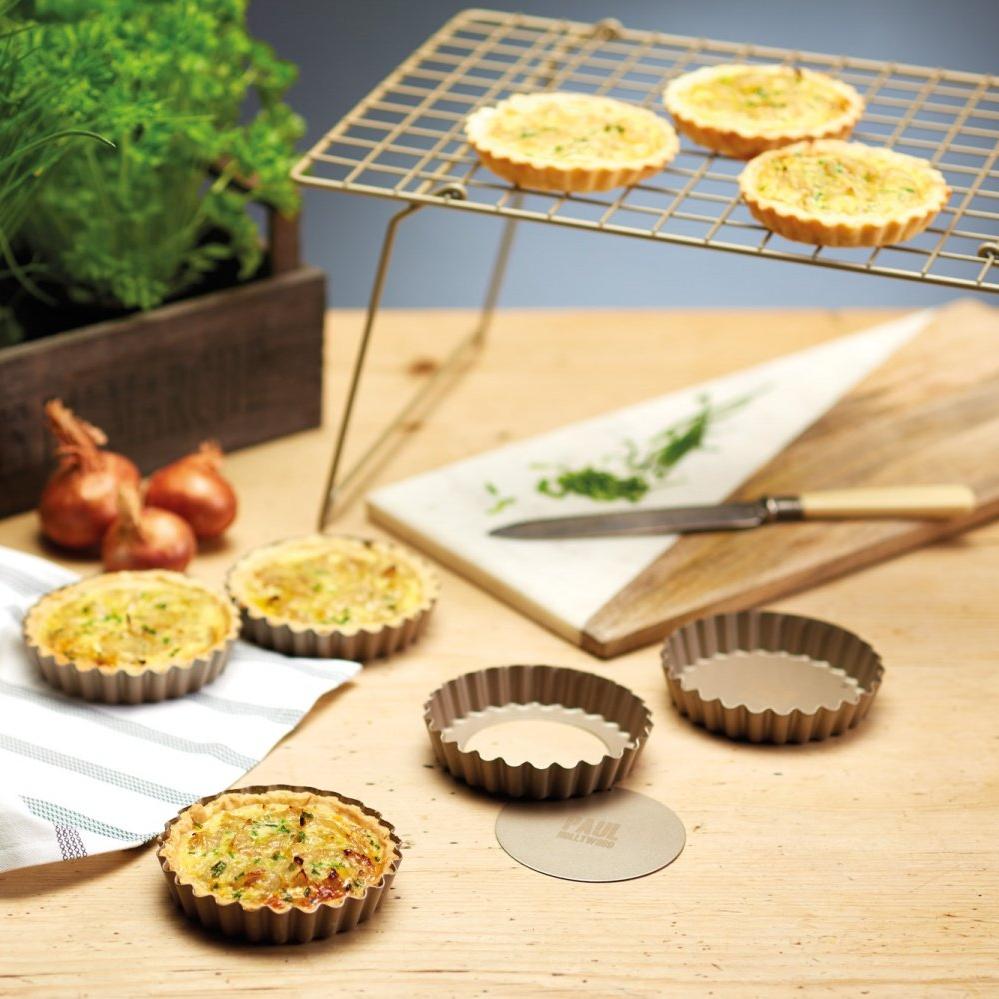  Kitchen Craft Набор формочек для выпечки, Paul Hollywood, 10 см, 4 шт Арт.: PHMINIFLAN