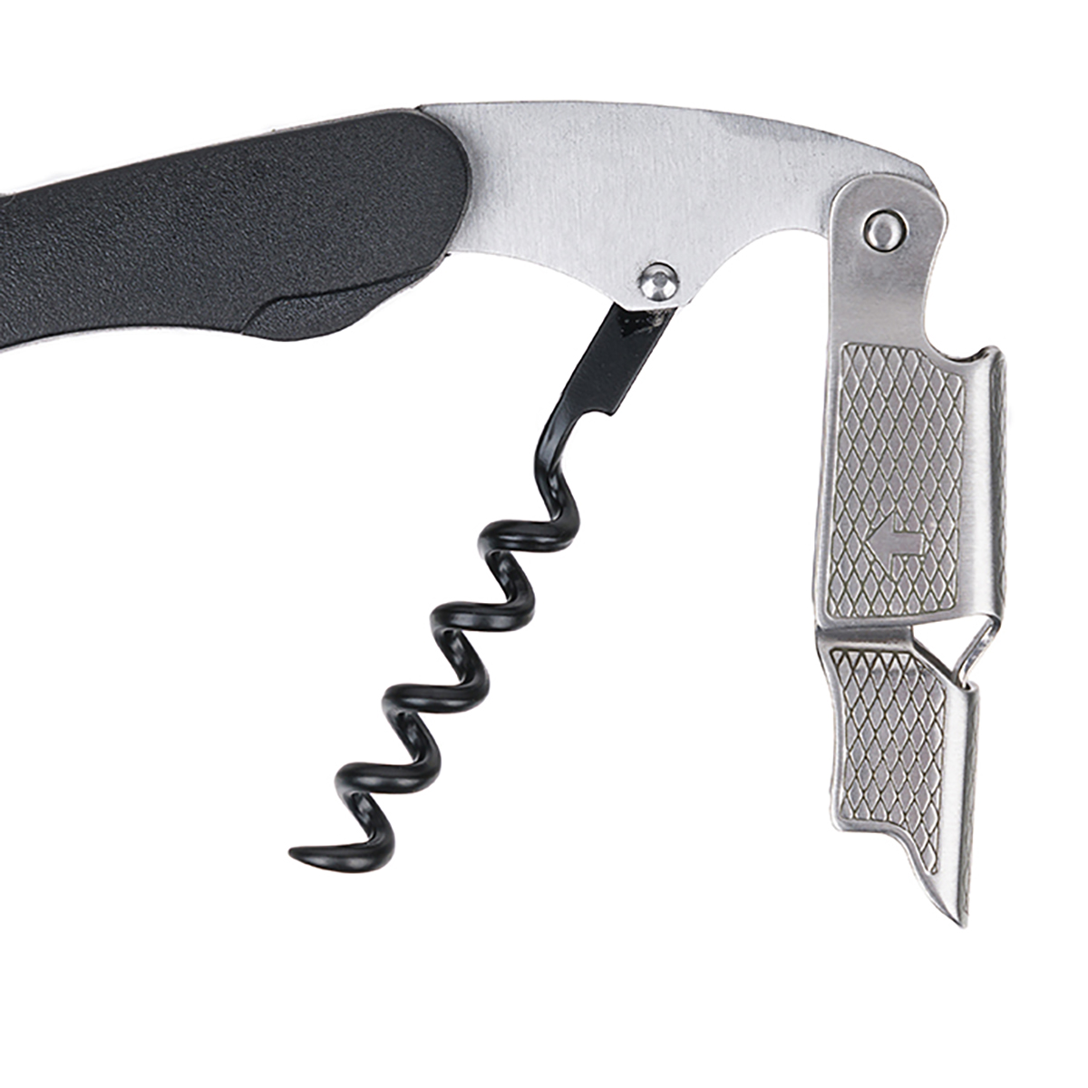 Штопор рычажный 3в1 black  