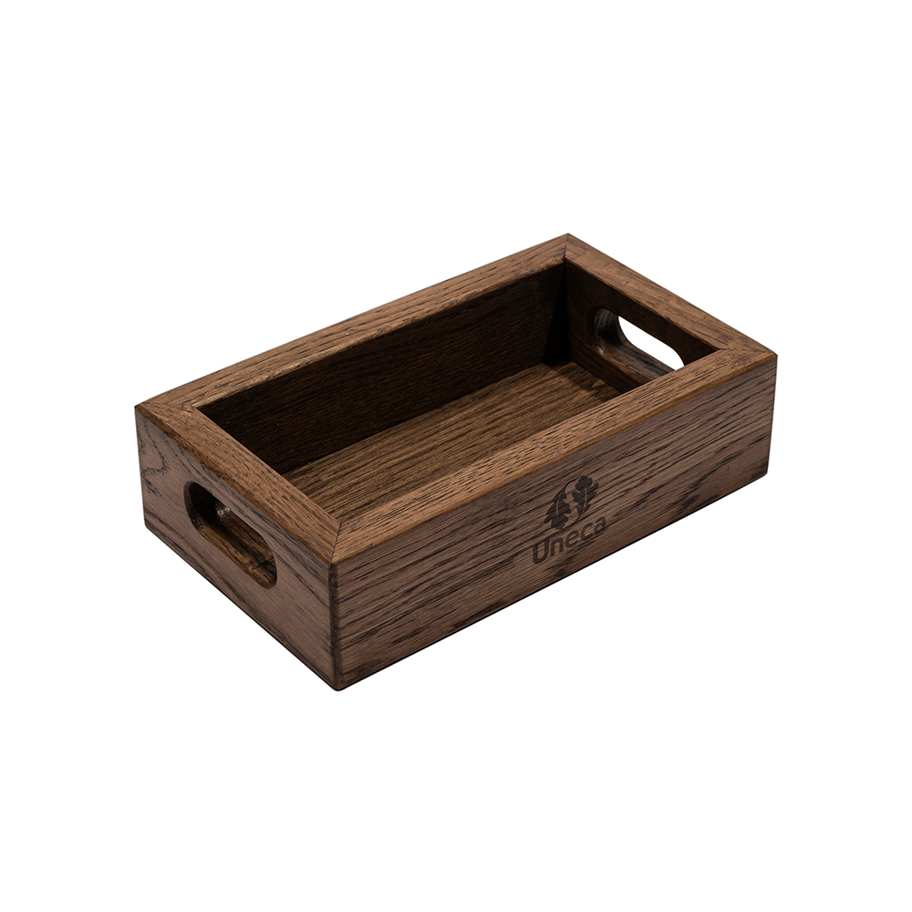 Подставка для масла и уксуса 18х10х5 см деревянная, дуб  