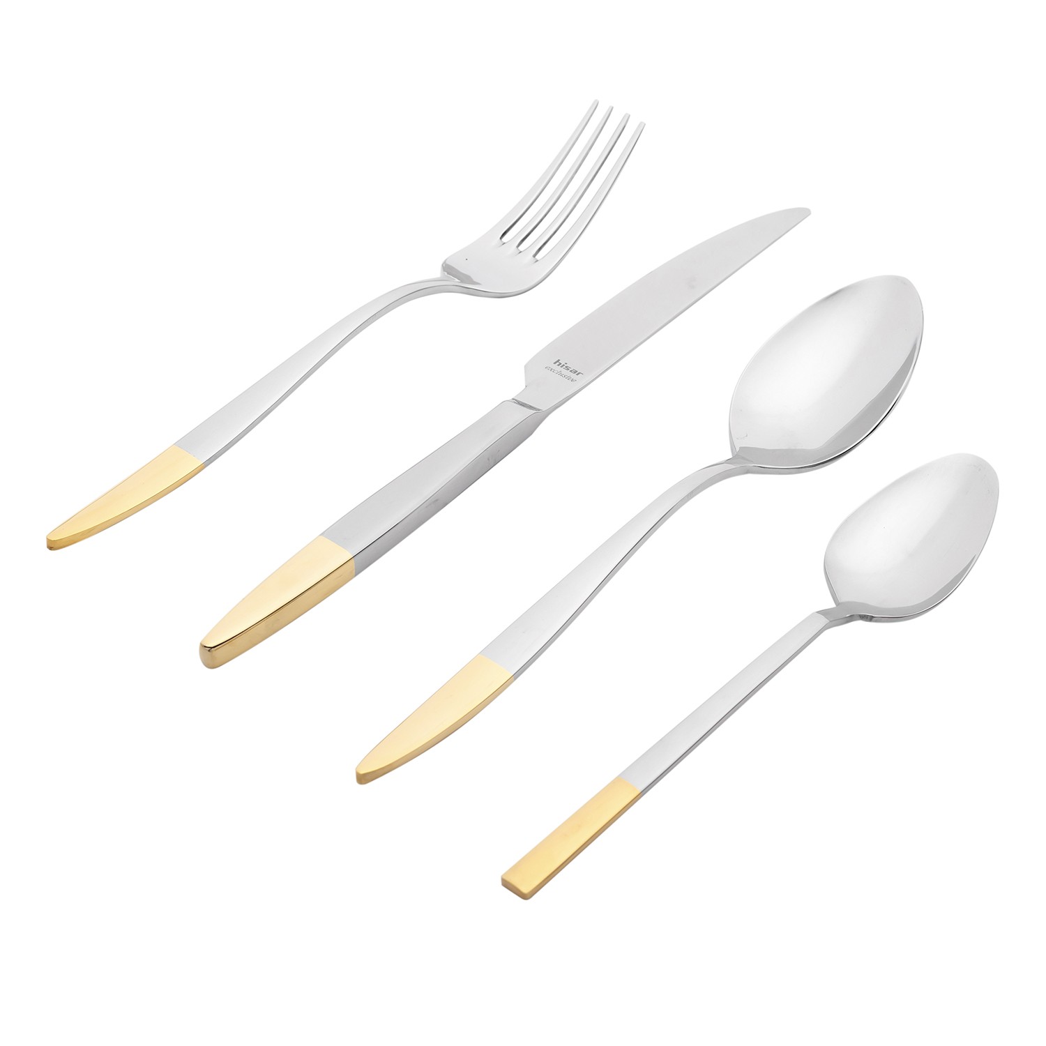 Набор столовых приборов MERCURY GOLD 24 шт  