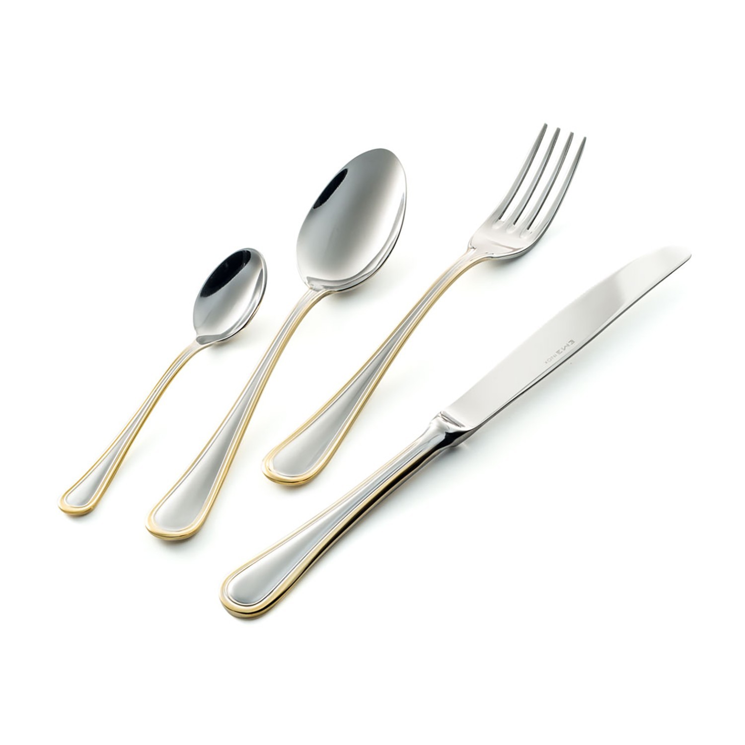 EME Набор столовых предметов IMPERO GOLD DECOR 24 шт   