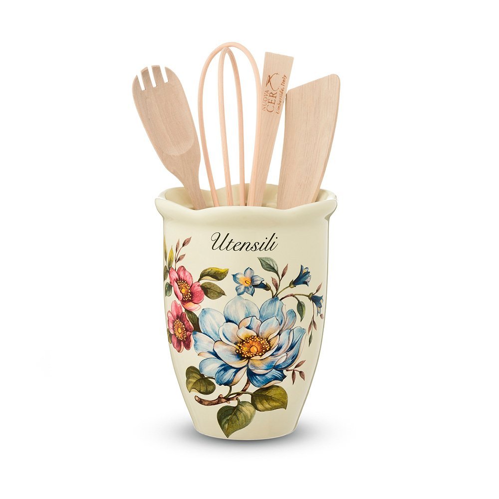 nuova cer емкость для кухонных принадлежностей petali di primavera 15см