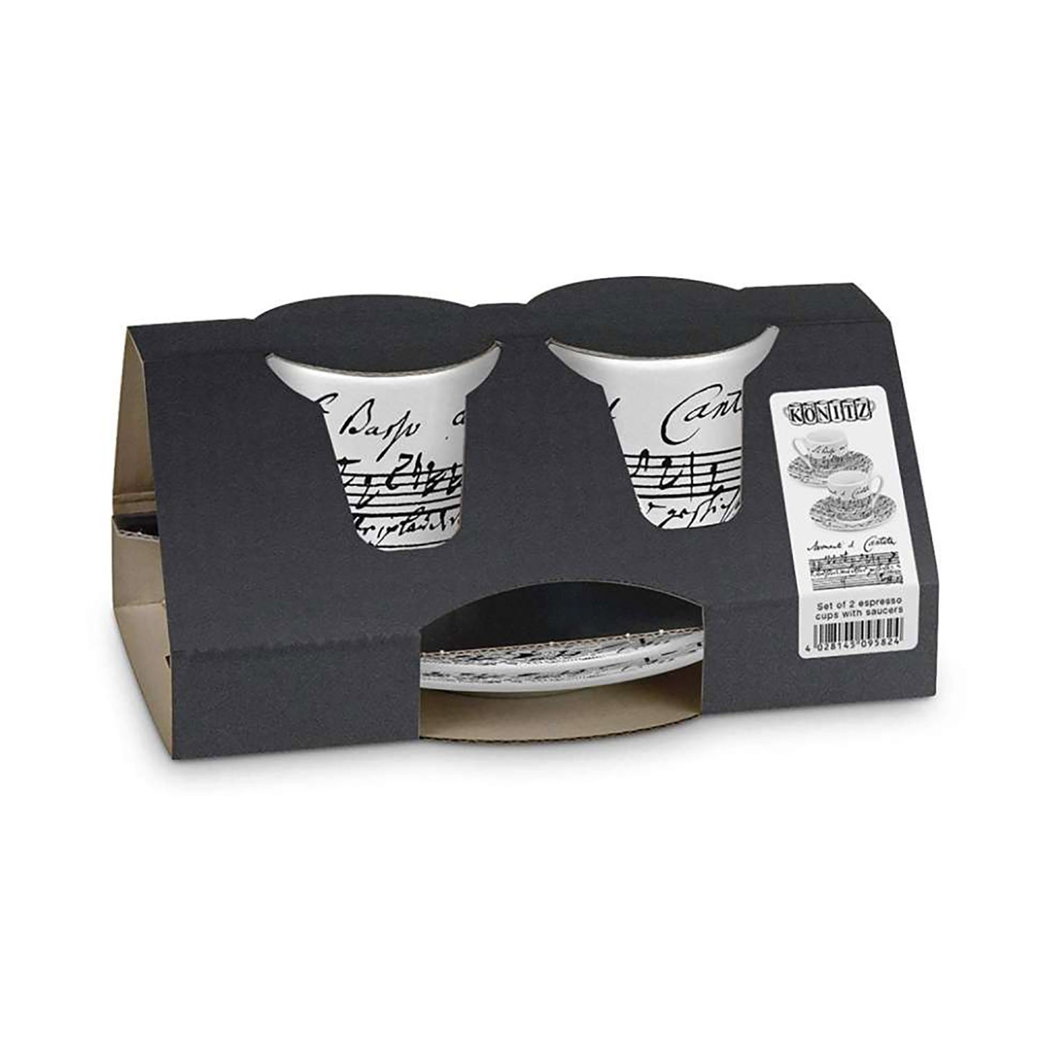 Koenitz Набор из 2 кофейных пар "Кофейная кантата"  