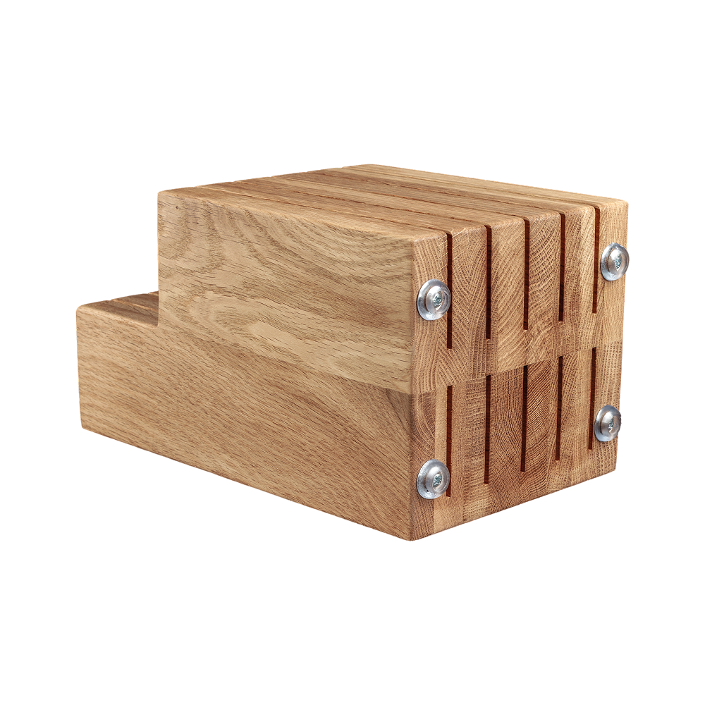  Подставка для 10 ножей деревянная, дуб Арт.: ДРБ-953/1