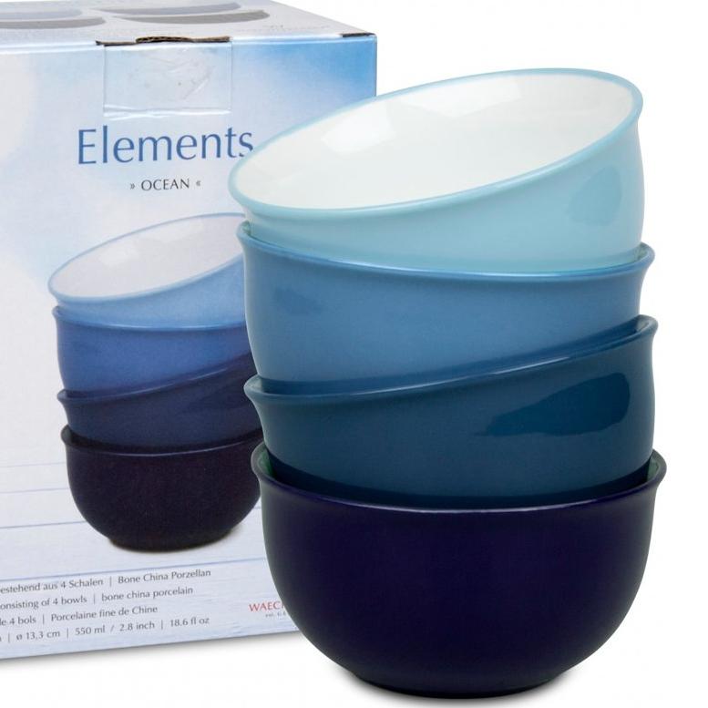 Waechtersbach Набор 4-х салатников "Океан"  