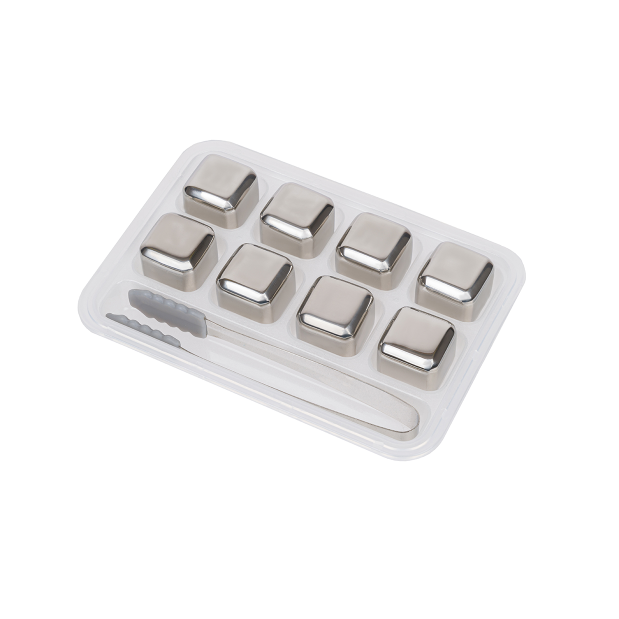 набор охлаждающих кубиков (кубики 27 мм (8шт.), щипцы для льда)