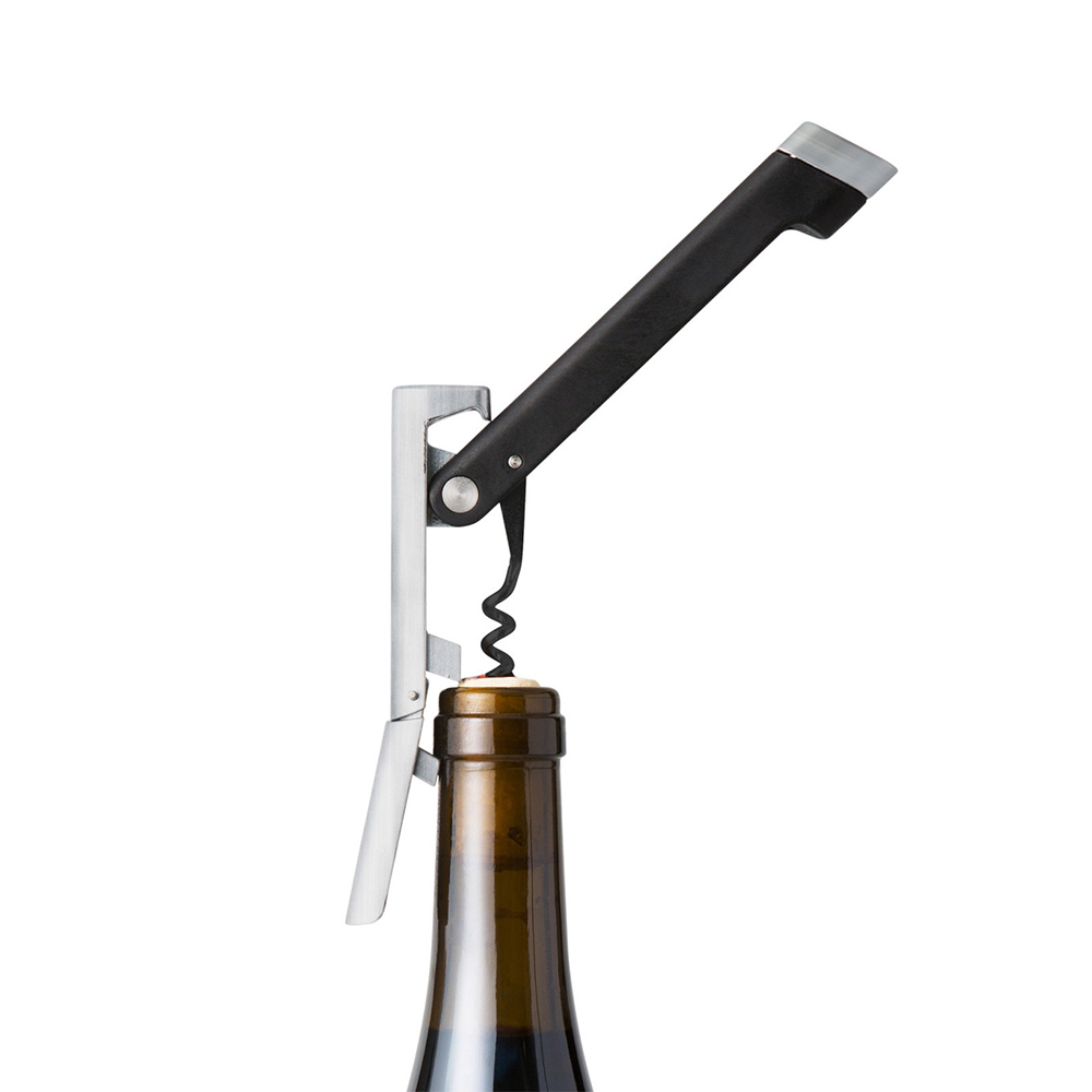 Штопор Rabbit, серебристый/черный  