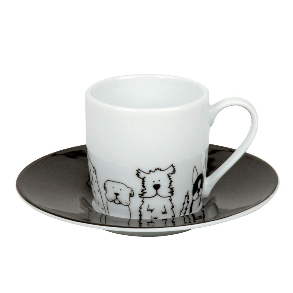 Koenitz Кофейная пара эспрессо "Забавные собаки"  