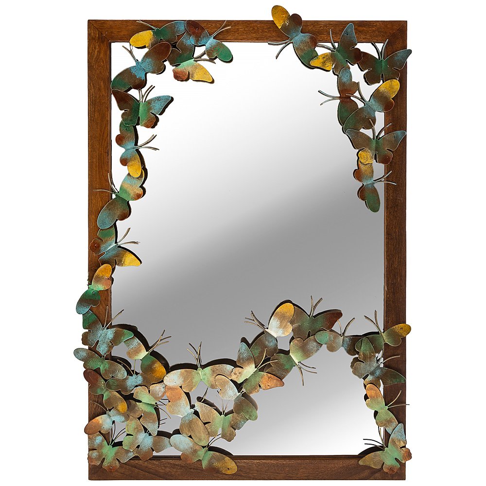 Зеркало настенное "бабочки"   874-129