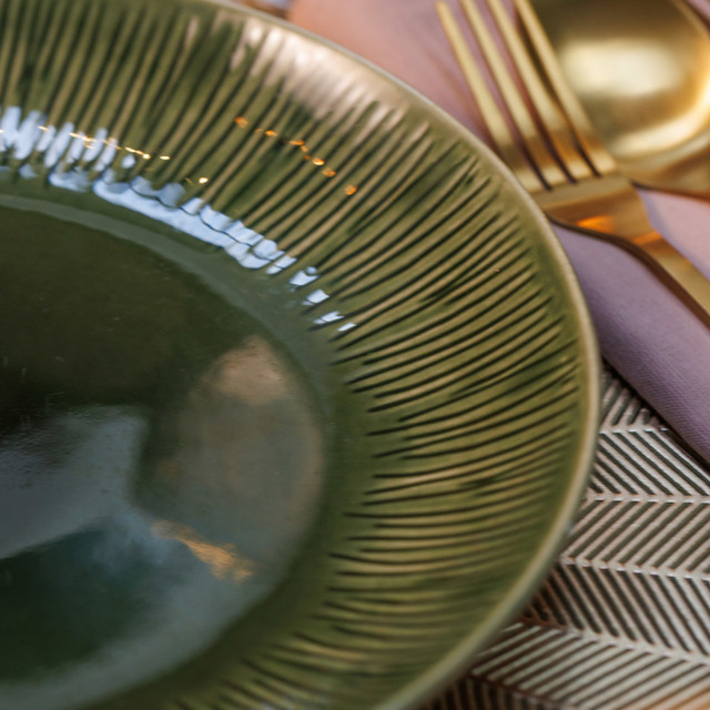 Набор из 4 обеденных тарелок Mikasa Jardin GREEN, 27 см Арт.: MKJDDPLATEPK4