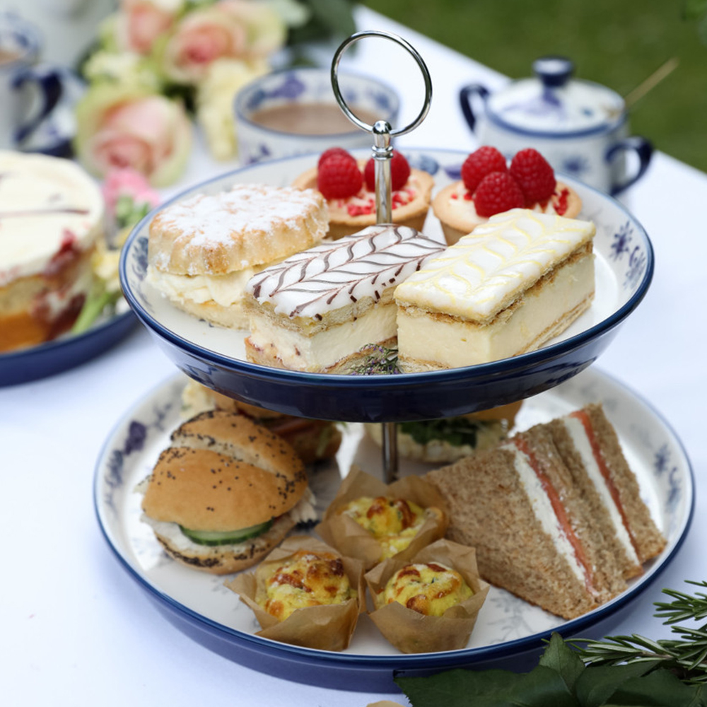 Двухъярусная подставка для торта London Pottery  