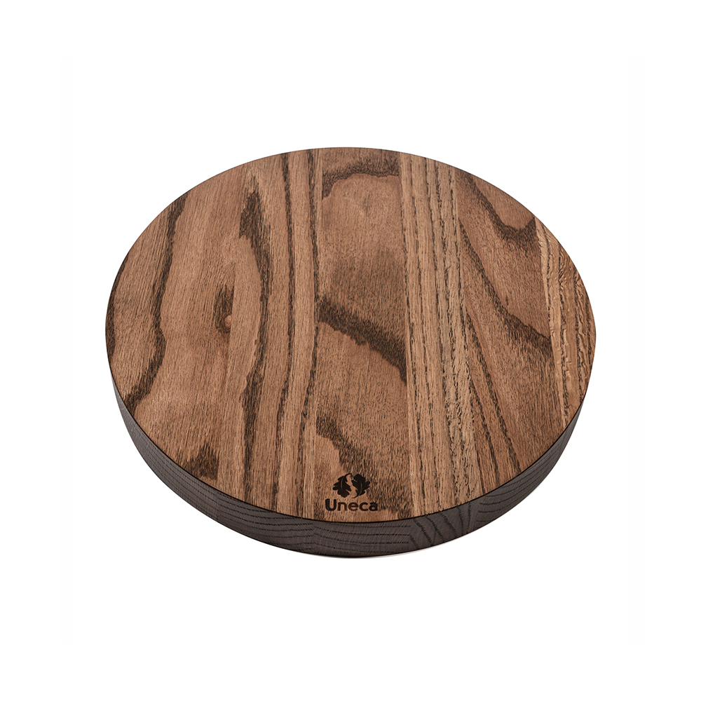 Тортовница 32х4 см деревянная, дуб  