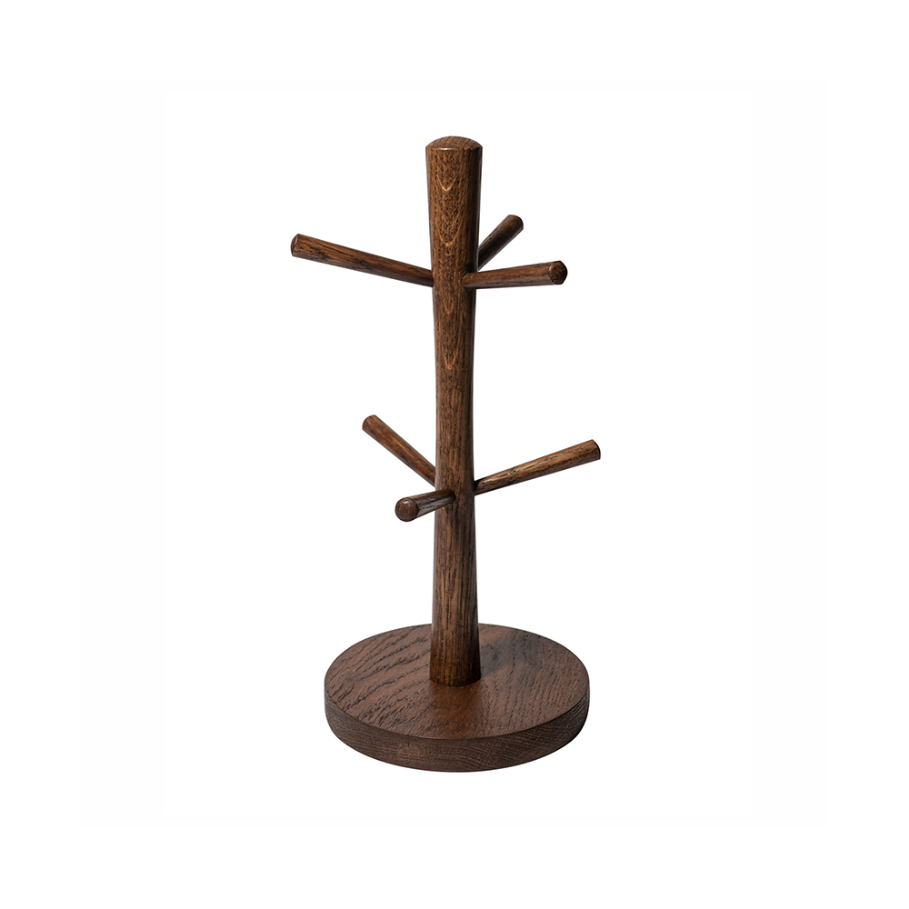 подставка для кружек 32х15 см деревянная, дуб