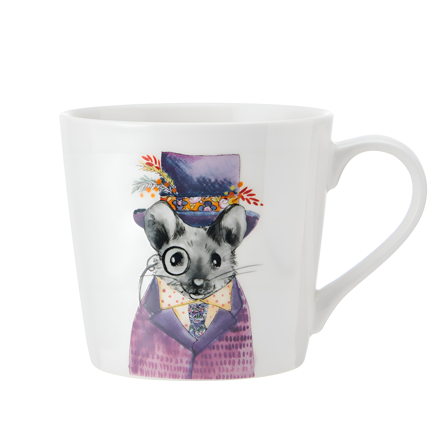 кружка фарфоровая mikasa tipperleyhill с принтом мыши mk 380 мл