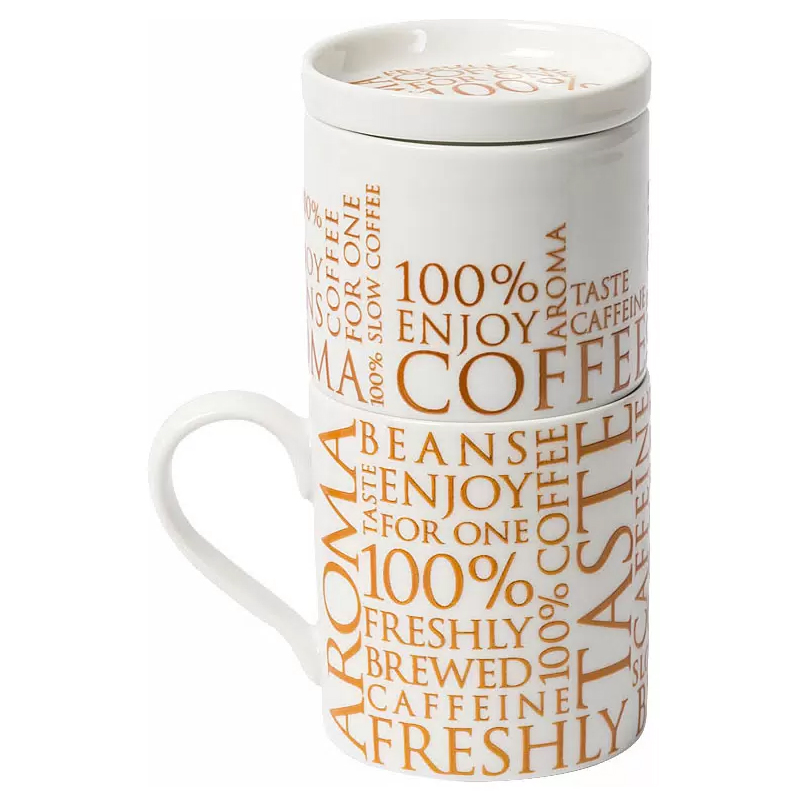 Кружка "Кофе на одного 100% белый" Арт.: 11 5 618 2026