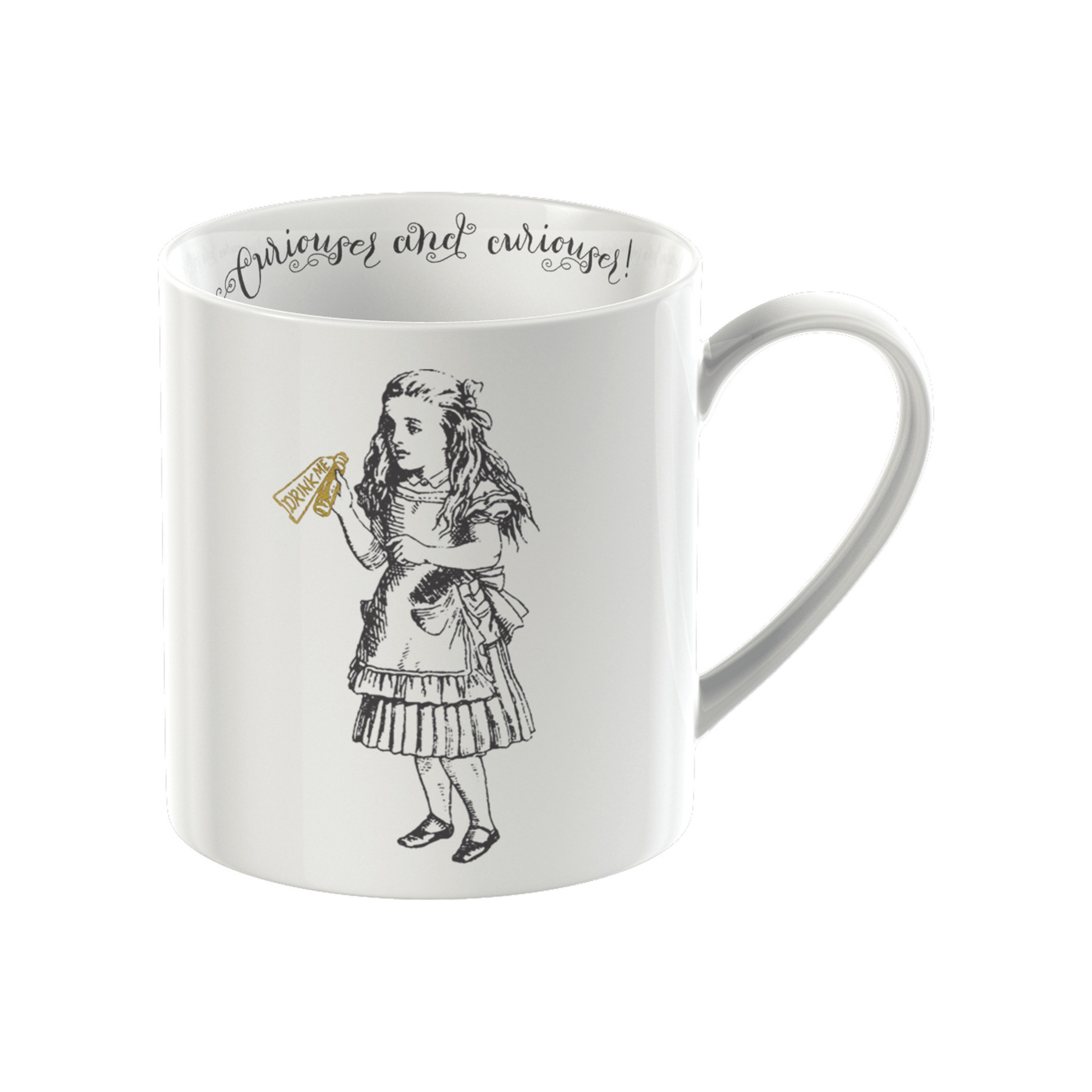 кружка алиса в стране чудес 350 мл v&a