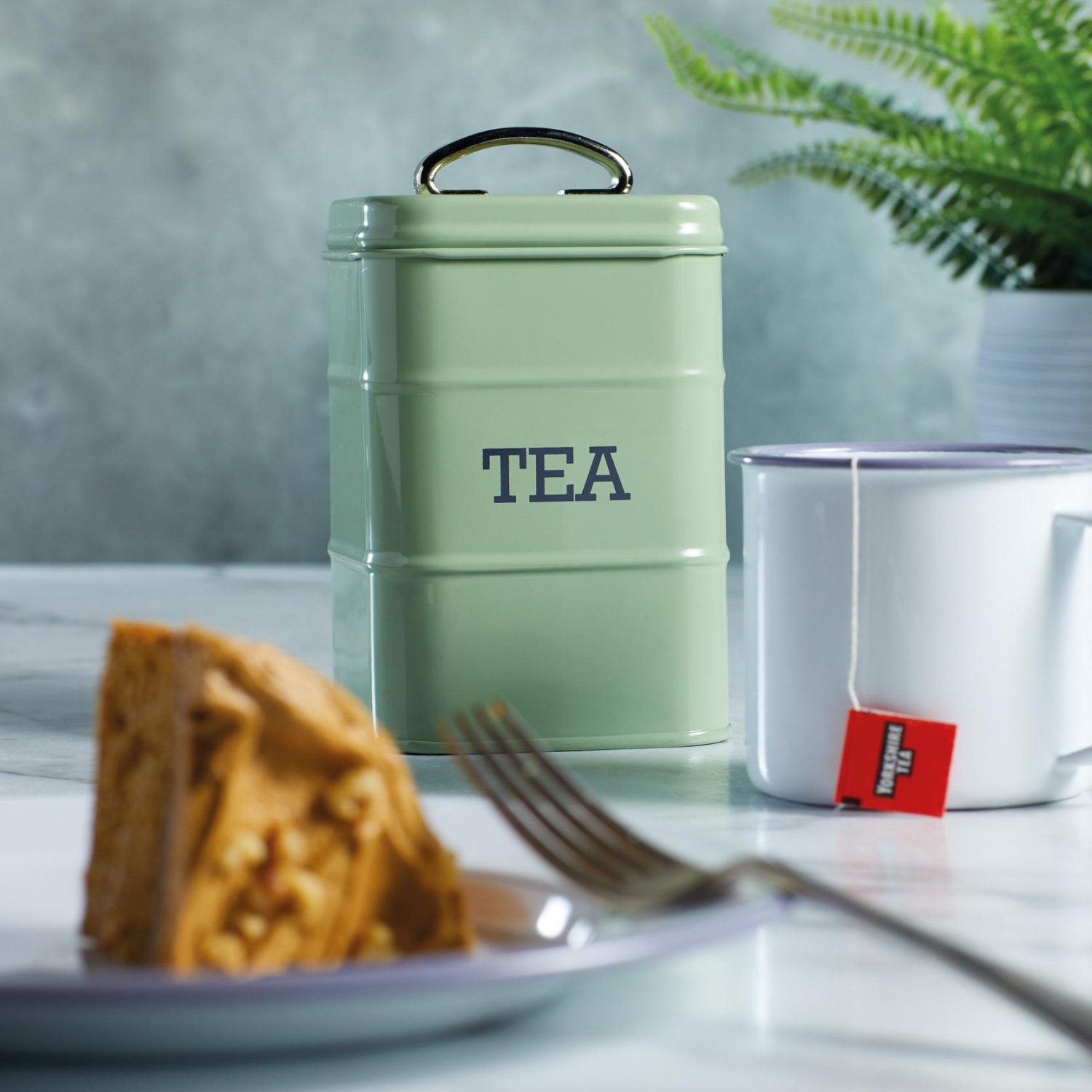 Kitchen Craft Ёмкость для хранения чая Green  