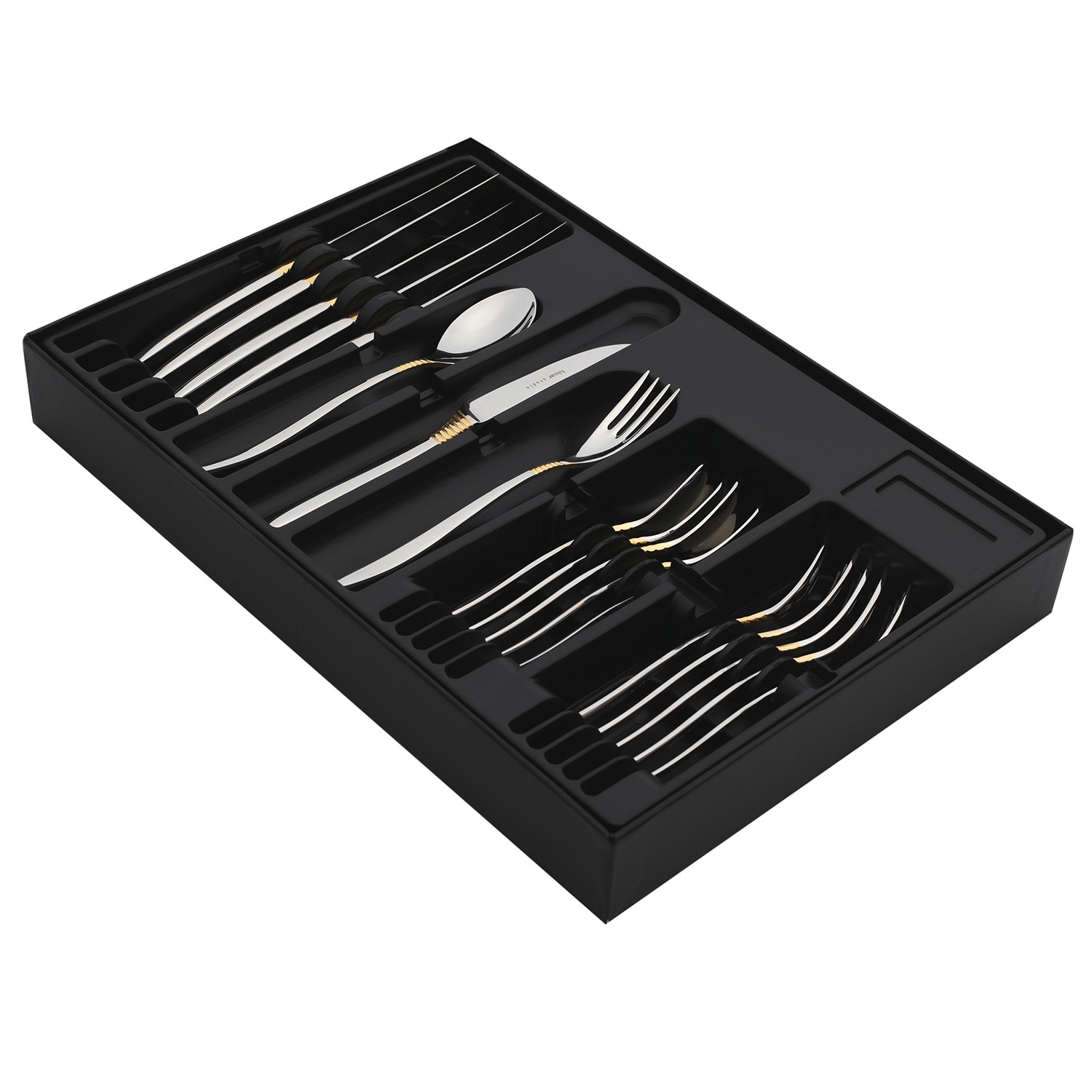 набор десертных приборов mamba gold 18 шт