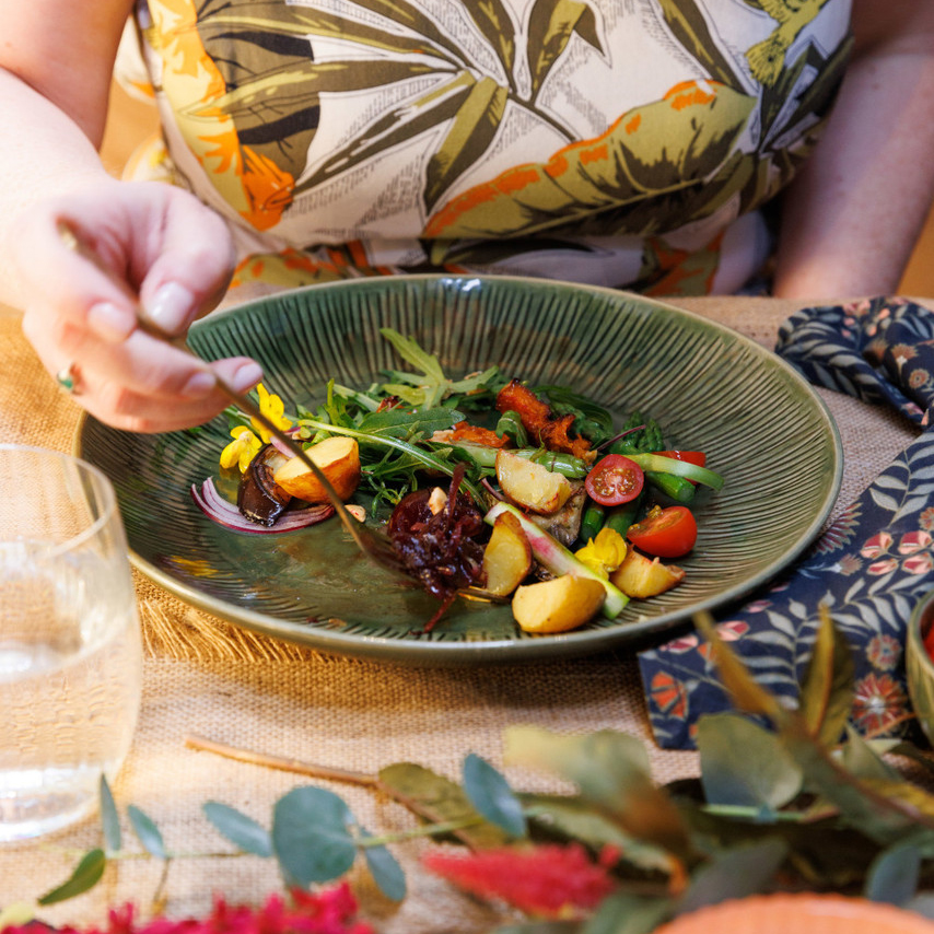 Набор из 4 обеденных тарелок Mikasa Jardin GREEN, 27 см Арт.: MKJDDPLATEPK4