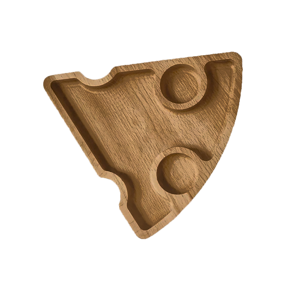 Менажница "Сыр" см деревянная, дуб  