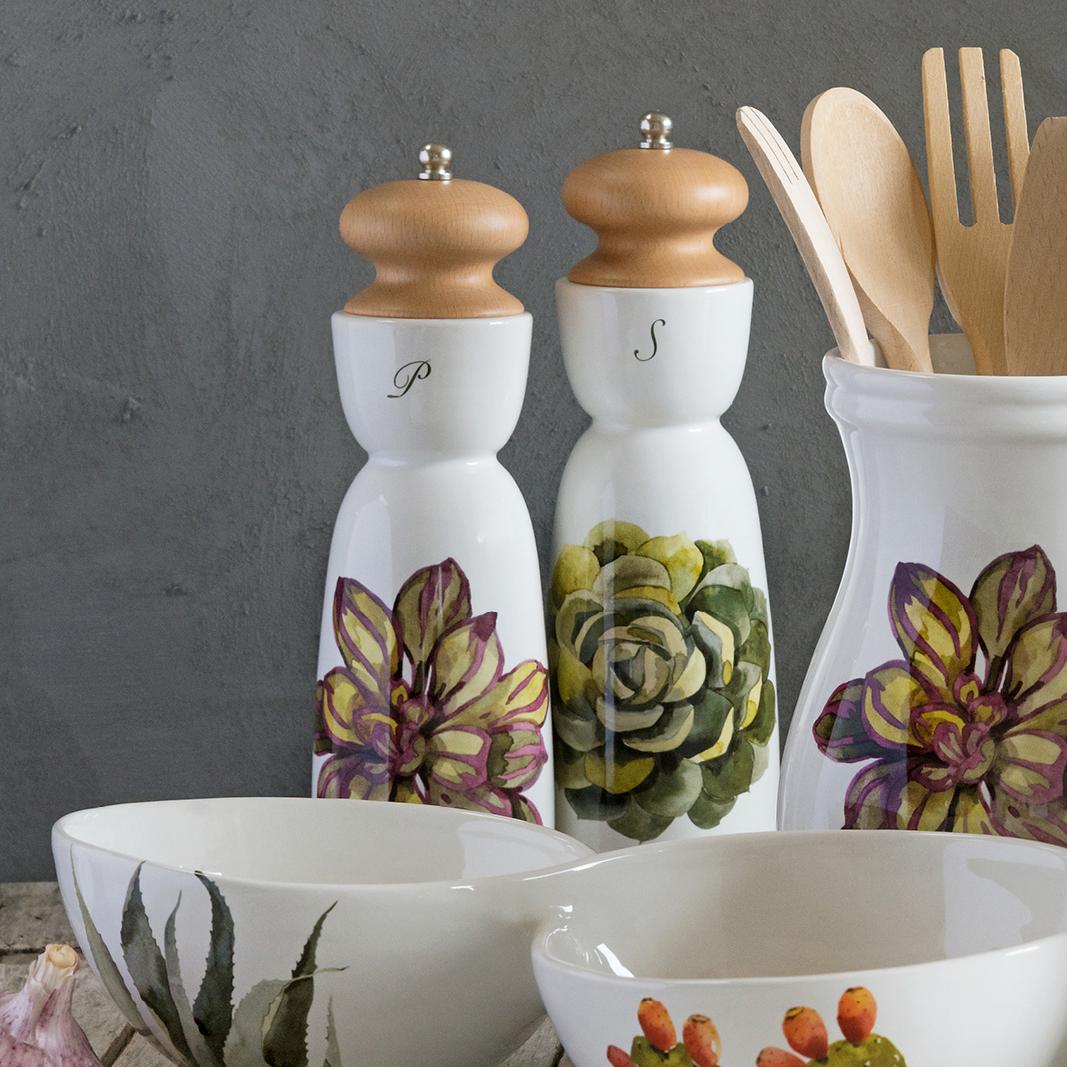 Nuova Cer Емкость для кухонных принадлежностей Cactus 20см  