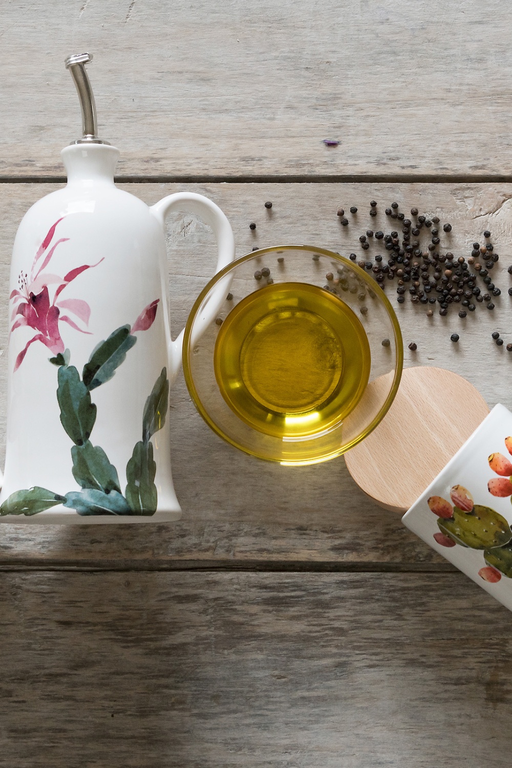 Nuova Cer Емкость с крышкой Cactus 8см  