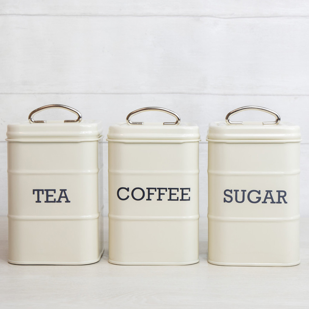 Набор емкостей для хранения чая, кофе, сахара LIVING NOSTALGIA  