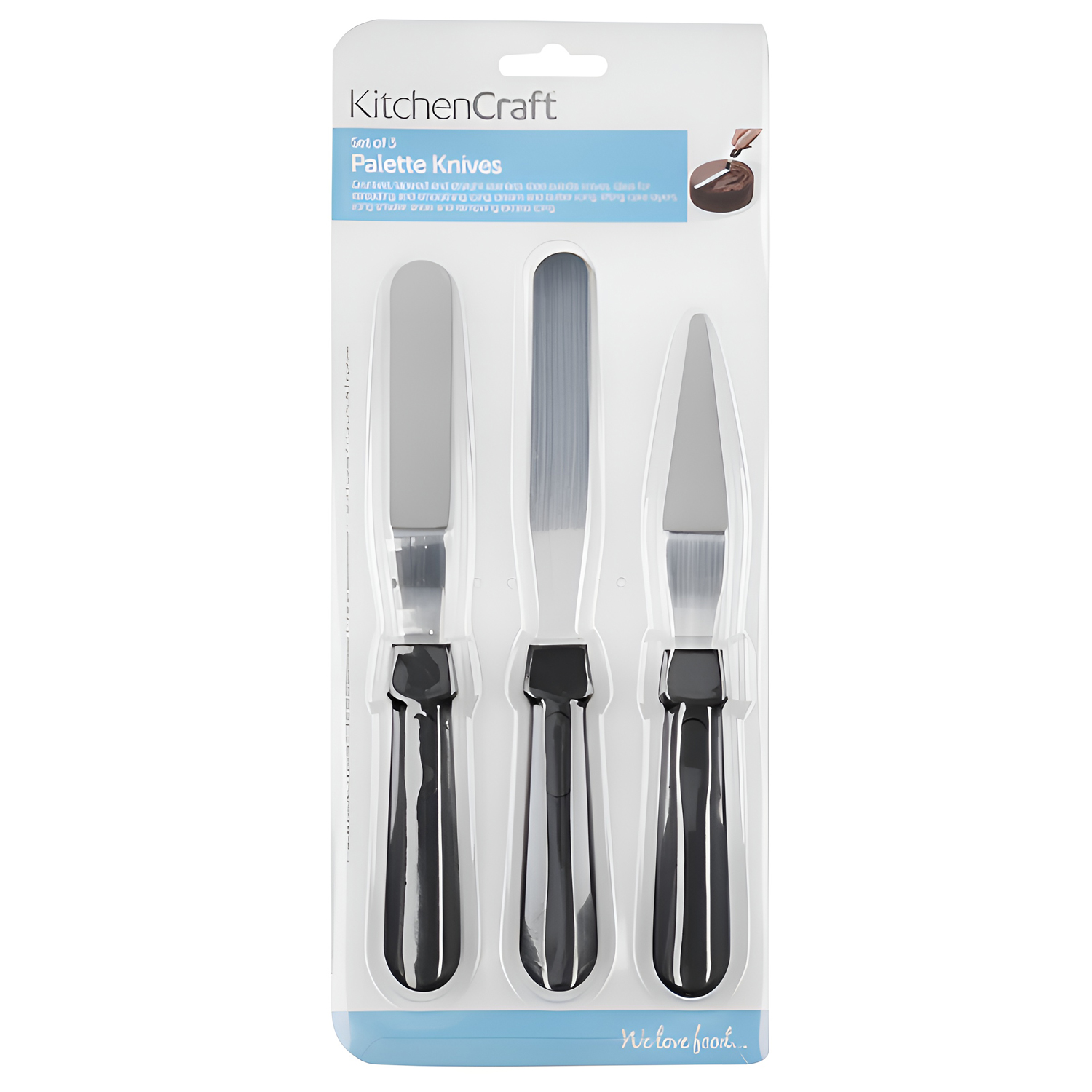 Набор из 3 мастихинов KC сталь  