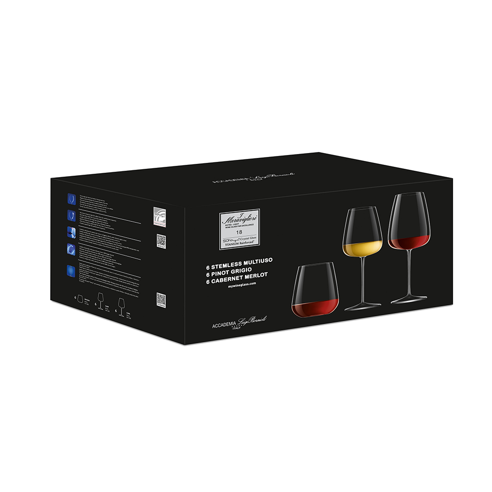  Набор из 18 предметов I Meravigliosi (450,550,700 мл  3 х 6 шт) Арт.: 96010