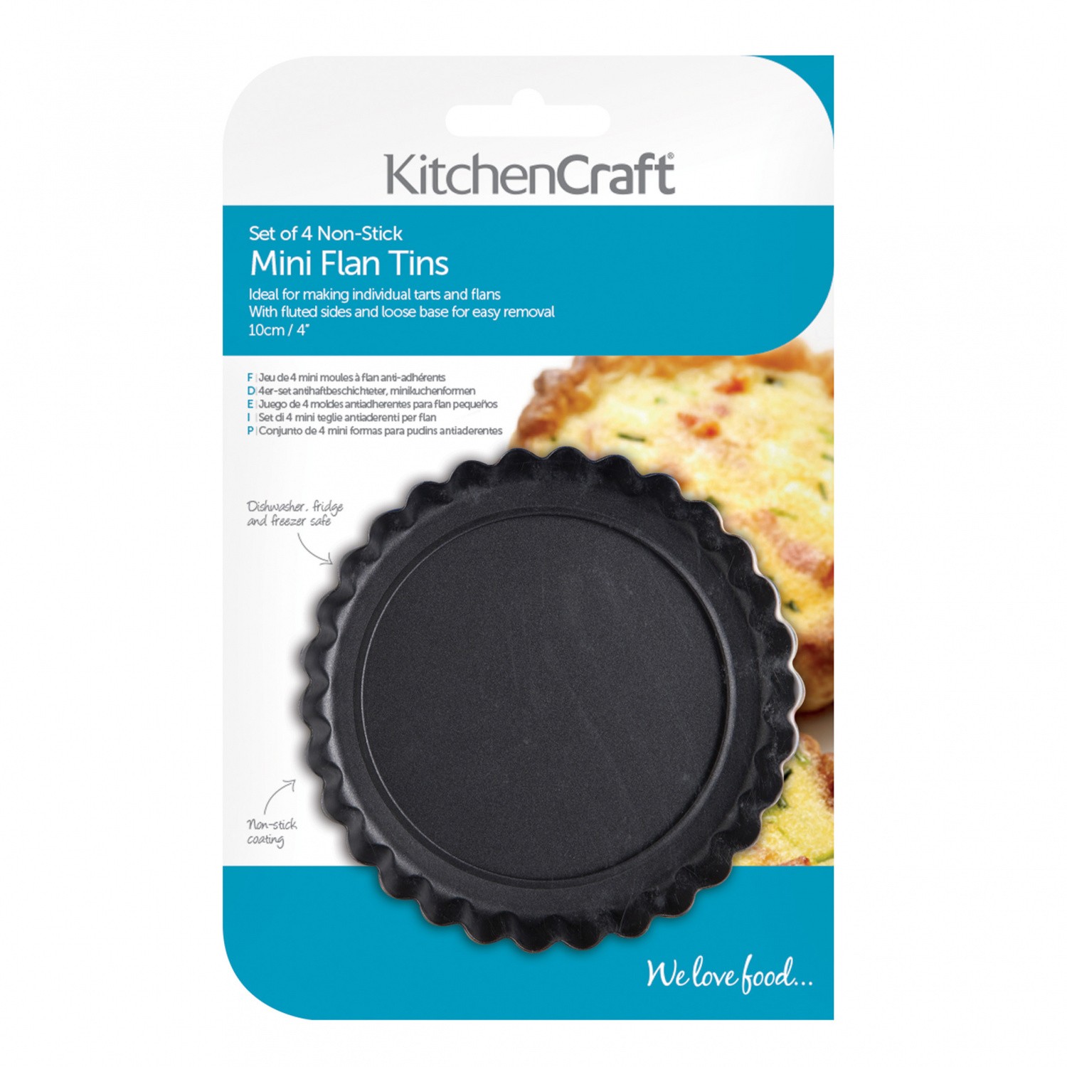 Kitchen Craft Набор из 4 мини-форм для выпечки  
