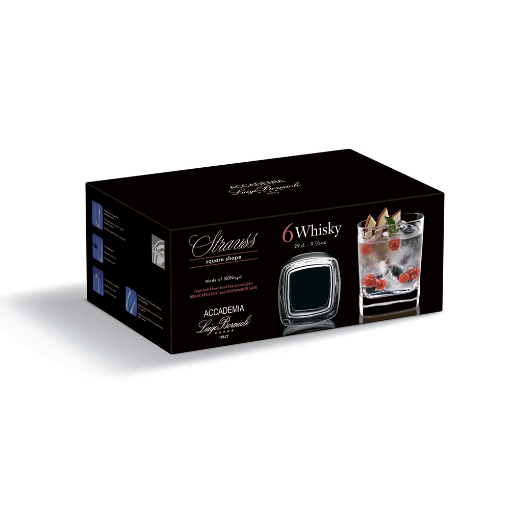  Набор бокалов для виски Strauss 285 мл, 6 шт Арт.: 09830/02