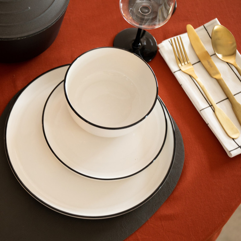 Сервиз обеденный фарфоровый Mikasa Limestone 12шт, белый Арт.: MKLIMESTN12PC