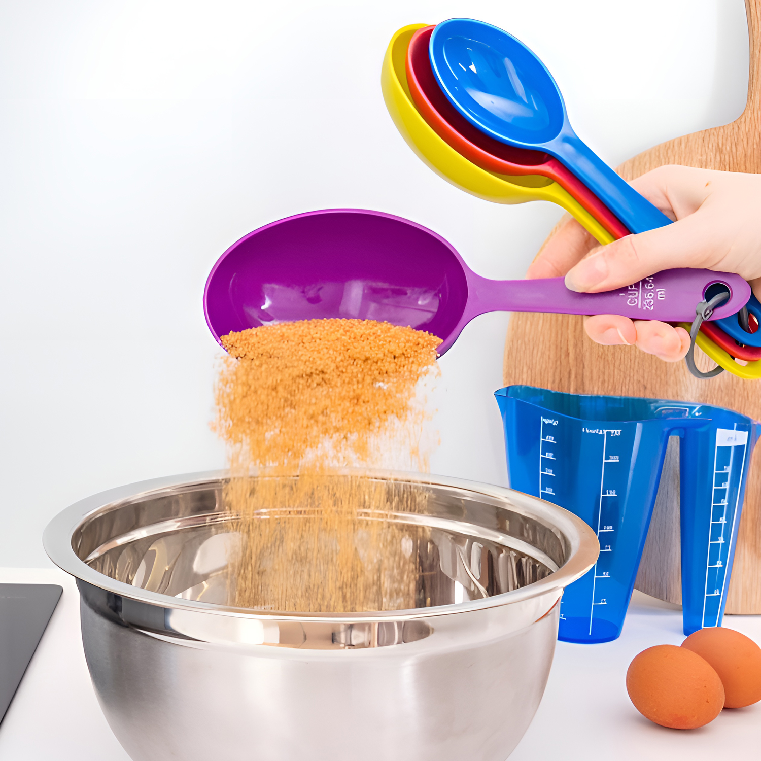 Набор из 4 мерных ложек Colourworks  