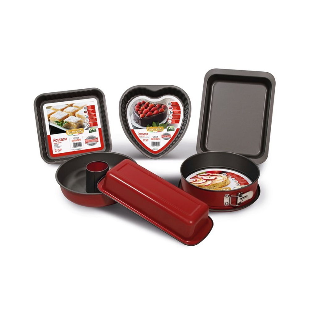  Форма для кекса разъёмная красная с 2 основаниями 26 см. Guardini Арт.: 50026HGNAM