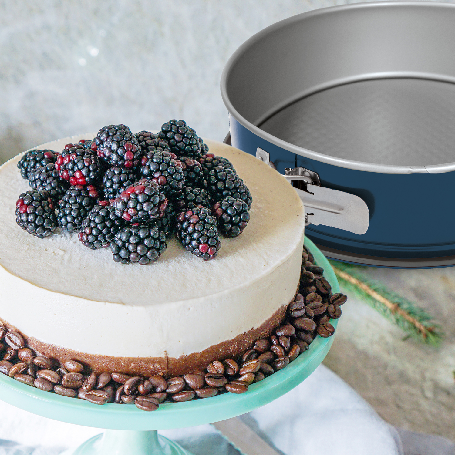 Форма для выпекания круглая разъемная, 18 см  