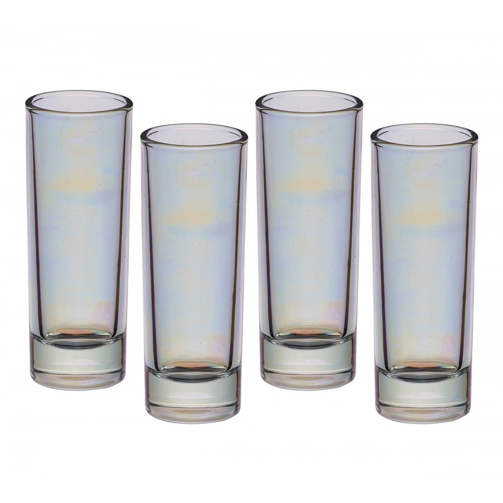 Kitchen Craft Набор рюмок BarCraft Rainbow, 60 мл, 4 шт  