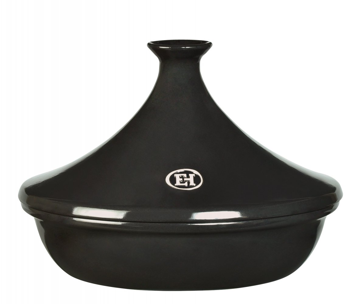 Тажин керамический Emile Henry черный 3 литра 32 см