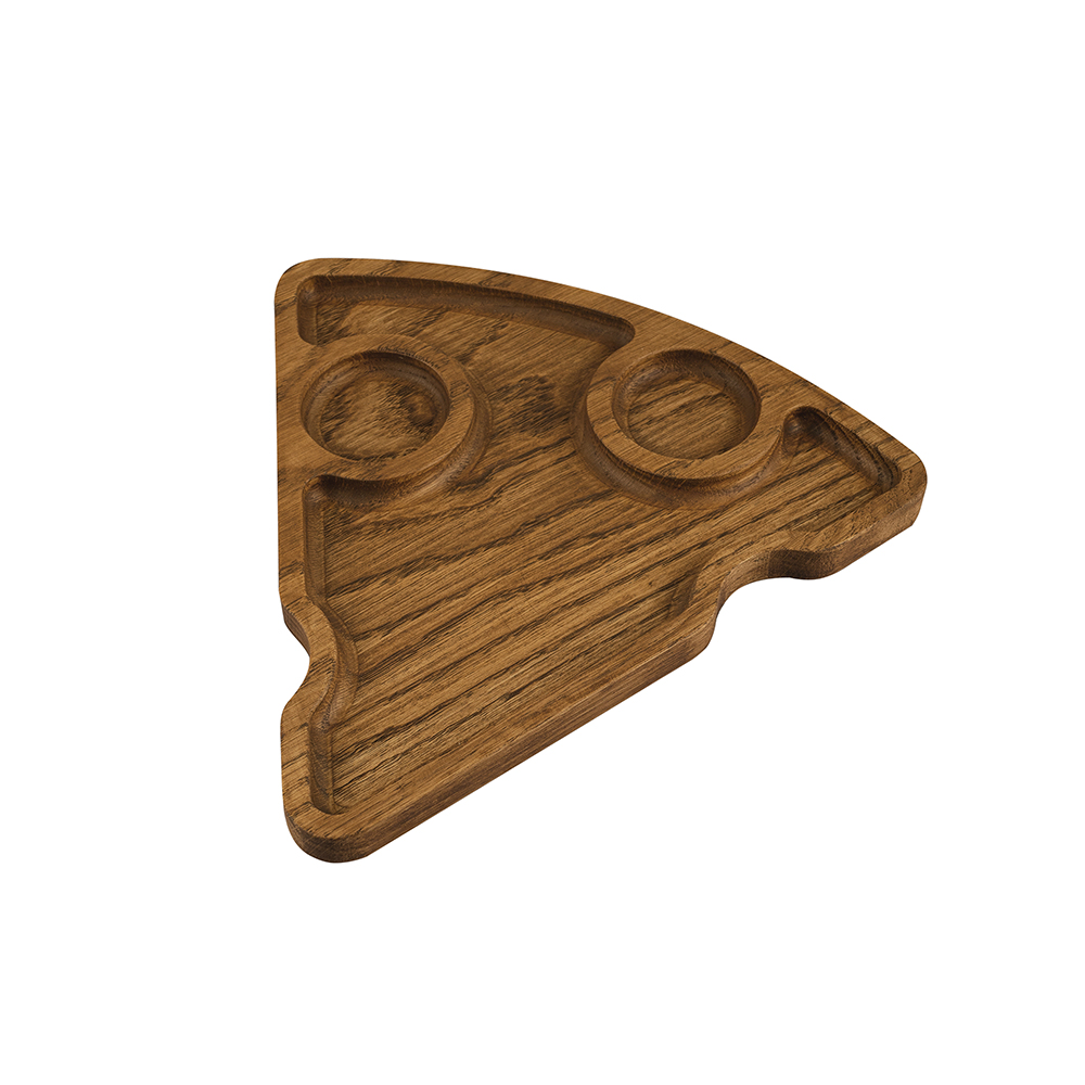 менажница "сыр" см деревянная, дуб