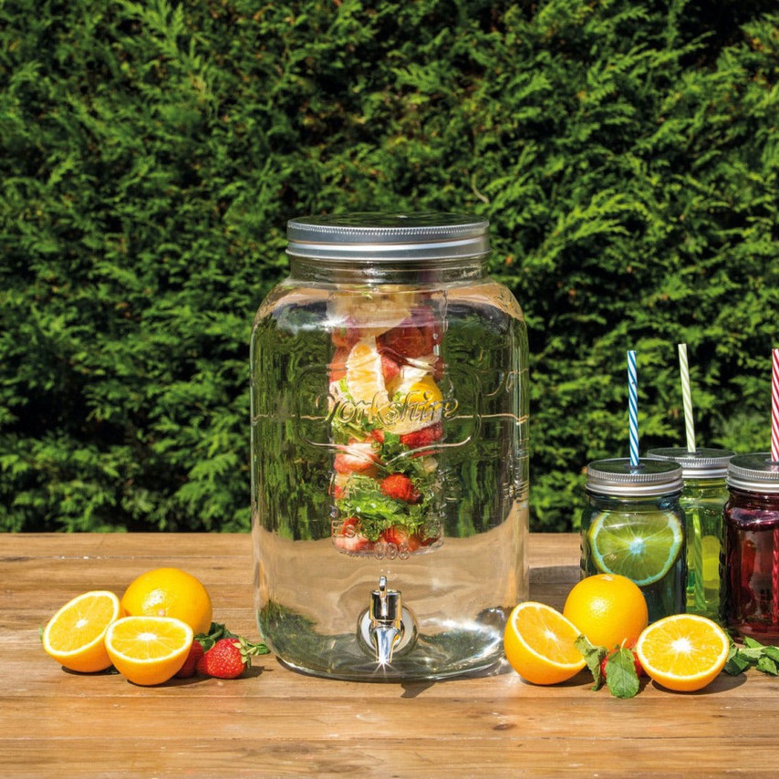 Диспенсер стеклянный для напитков объемом 7,5 л KC Арт.: KCHMGLSJARINF